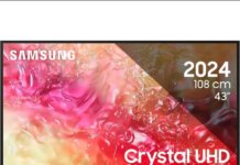 Recenzie Televizor SAMSUNG LED 43DU7172, 108 cm, Smart, 4K Ultra HD, Model 2024