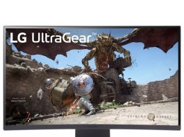 LG UltraGear 27GS60QC-B monitor gaming curbat QHD 180Hz - vedere frontală